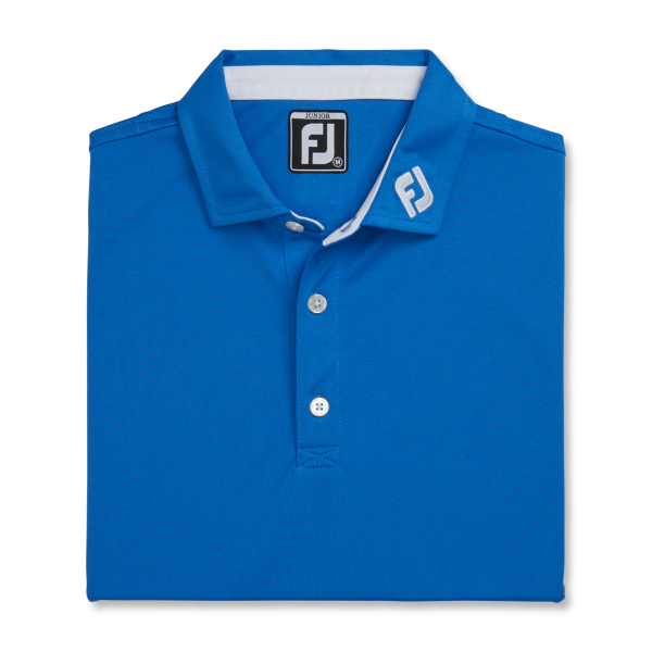 Solid Pique Self Collar Junior- FJ Tour Collar - Royal