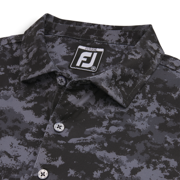 Cloud Camo Shirt Junior - Black – Bild 2