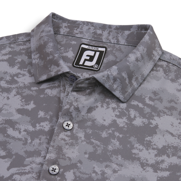 Cloud Camo Shirt Junior - Black – Bild 2