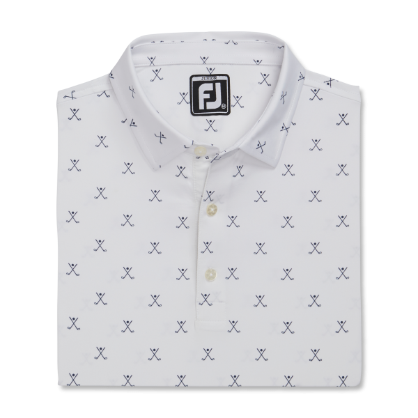 Golf Print Shirt Junior - Red