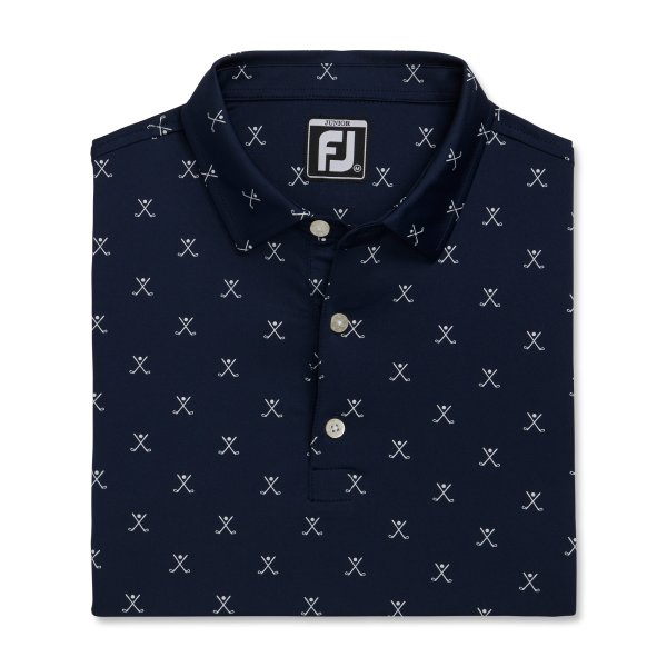 Golf Print Shirt Junior - Red