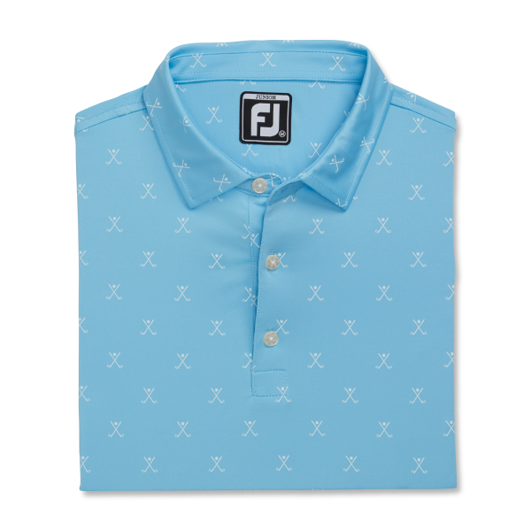 Golf Print Shirt Junior - Red
