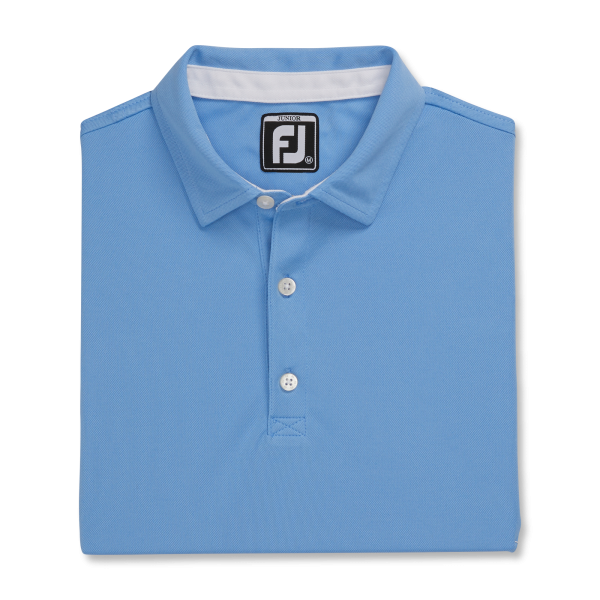 Solid Pique Self Collar Junior - Royal