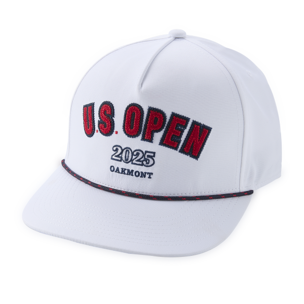2025 U.S. Open Text Hat - White