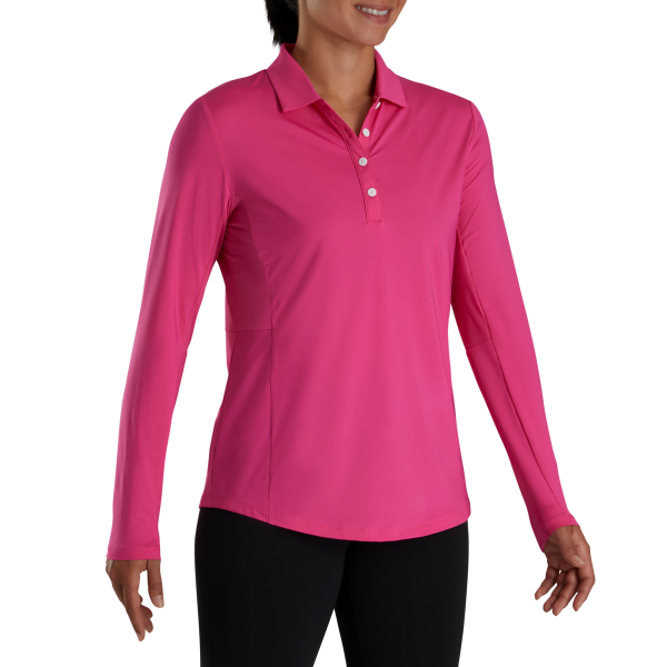 Long Sleeve Sun Protection Shirt Women - Pink