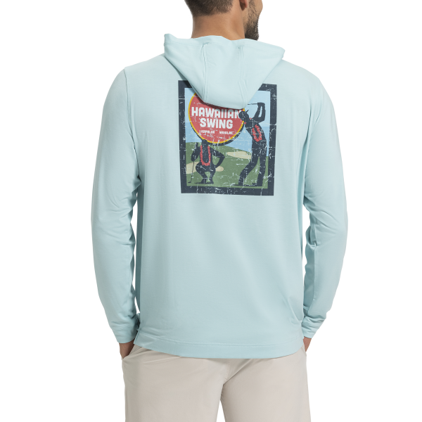 Hawaiian Swing Graphic Hoodie-Previous Season Style - Canal Blue – Bild 2
