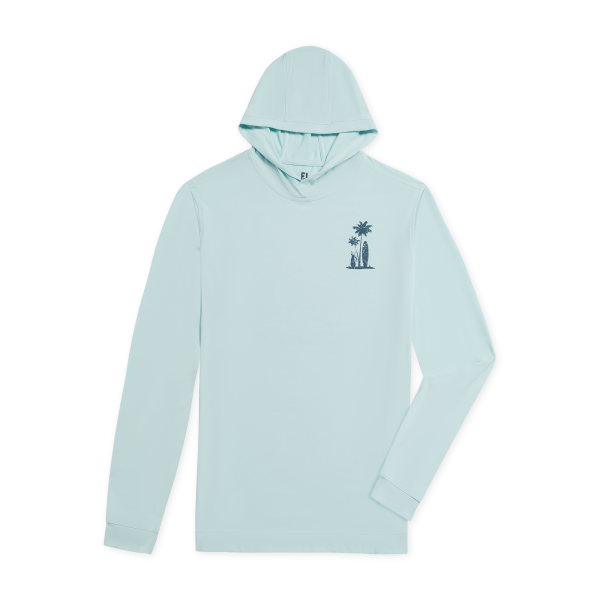 Hawaiian Swing Graphic Hoodie-Previous Season Style - Canal Blue – Bild 4