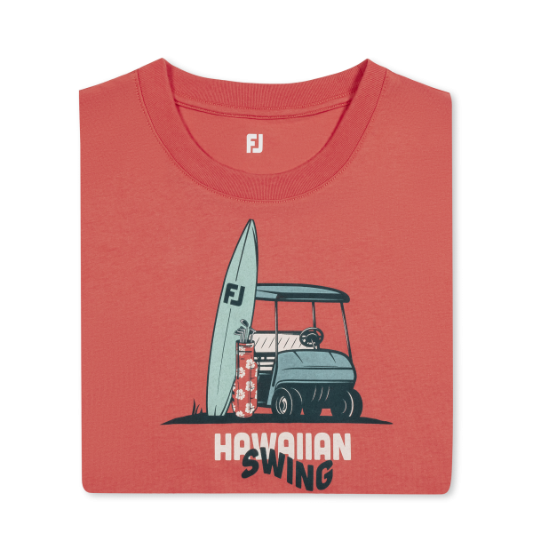 Hawaiian Swing Graphic Tee-Previous Season Style - Coral – Bild 4