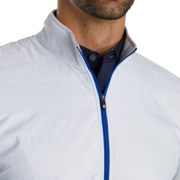 Full-Zip Hybrid Jacket-Previous Season Style - Crimson / Navy – Bild 3