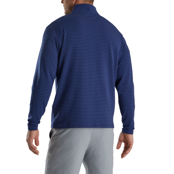 French Terry Quarter-Zip-Previous Season Style - Watermelon / White – Bild 3