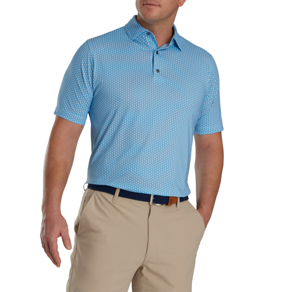 Athletic Fit Scallop Shell Lisle-Previous Season Style - Blue Sky / White – Bild 2