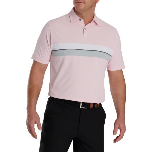 Double Chest Band Stretch Pique-Previous Season Style - Light Pink – Bild 2