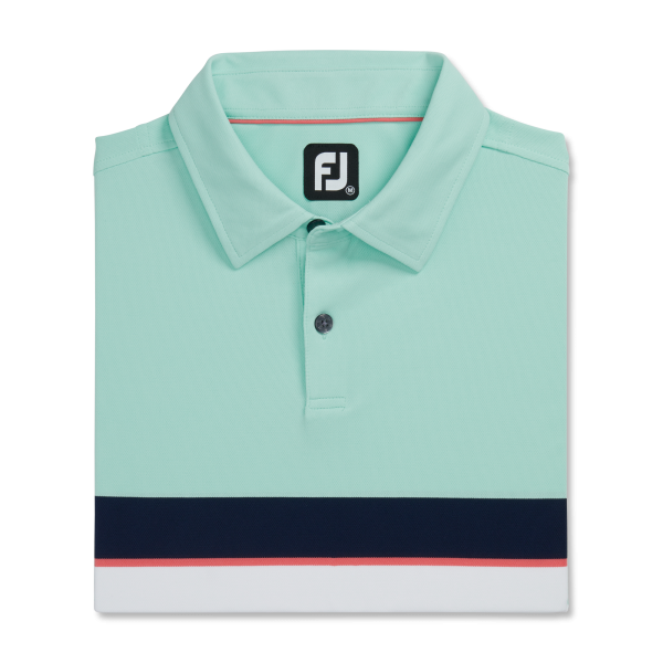 Double Chest Band Stretch Pique-Previous Season Style - Light Pink