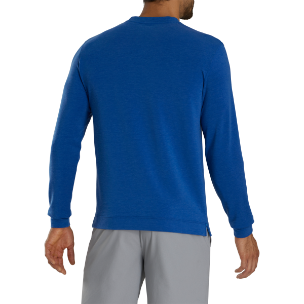French Terry Henley-Previous Season Style - Deep Blue Heather – Bild 3