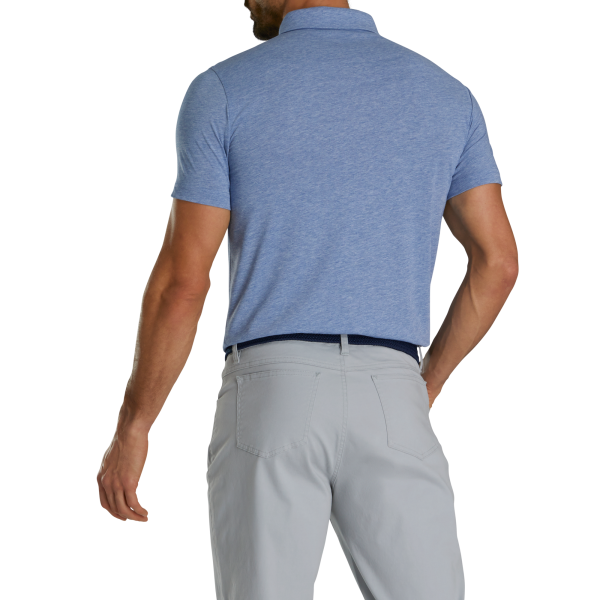 Athletic Fit Solid Jersey-Previous Season Style - Blue Heather – Bild 3