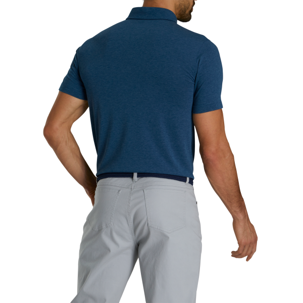 Athletic Fit Solid Jersey-Previous Season Style - Blue Heather – Bild 3