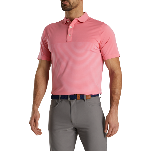 Engineered Pin Stripe Lisle-Previous Season Style - Azalea / White – Bild 2