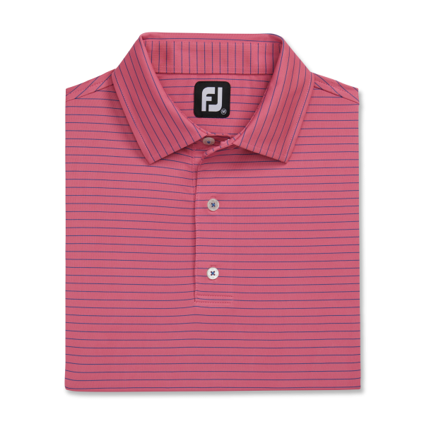 Pencil Stripe Lisle-Previous Season Style - Rose / Sapphire
