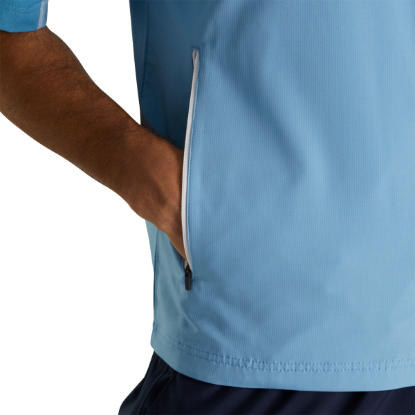 Short Sleeve Sport Windshirt-Previous Season Style - Crimson / Navy – Bild 3
