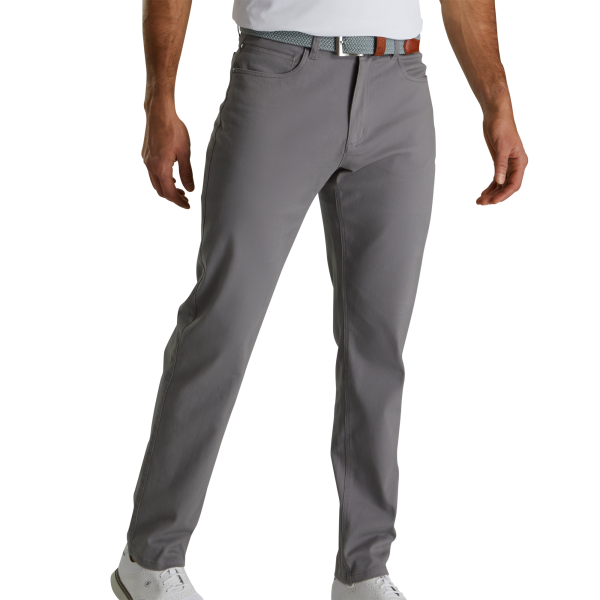 Cotton Twill 5-Pocket Pant-Previous Season Style - Light Grey