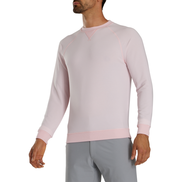 French Terry Feeder Stripe Crewneck-Previous Season Style - Deep Blue / Ocean – Bild 2