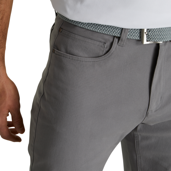 Cotton Twill 5-Pocket Pant-Previous Season Style - Light Grey – Bild 3