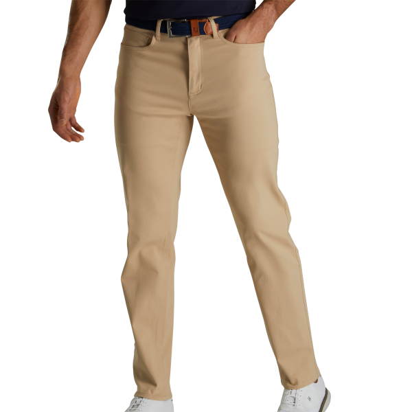 Cotton Twill 5-Pocket Pant-Previous Season Style - Light Grey