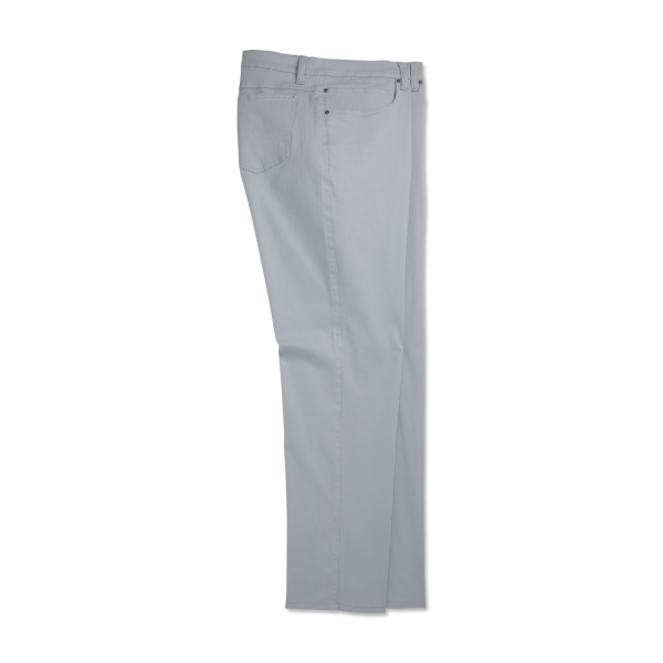 Cotton Twill 5-Pocket Pant-Previous Season Style - Light Grey – Bild 4