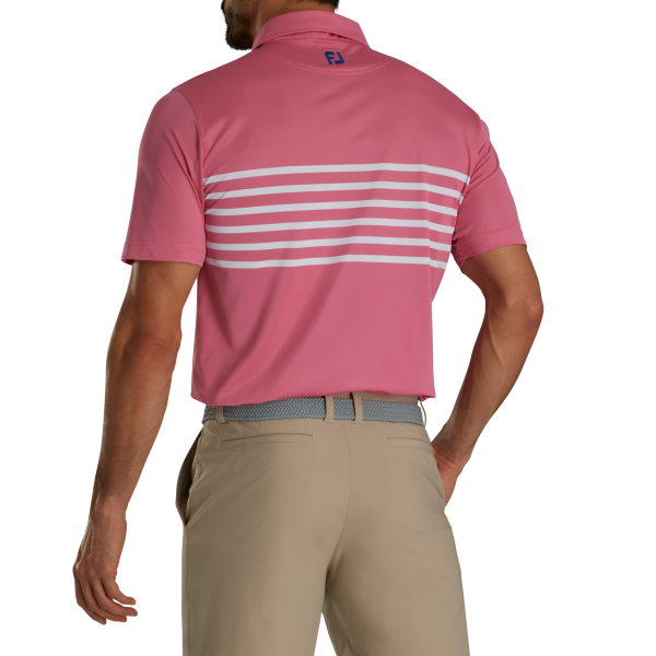 Modern Engineering Stretch Pique Self Collar-Previous Season Style - Rose / White – Bild 3