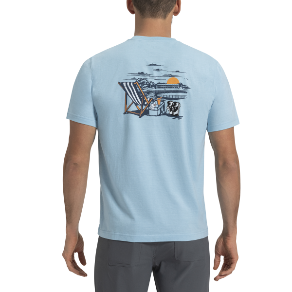 2025 THE PLAYERS Beach Tee-Previous Season Style - Light Blue – Bild 2