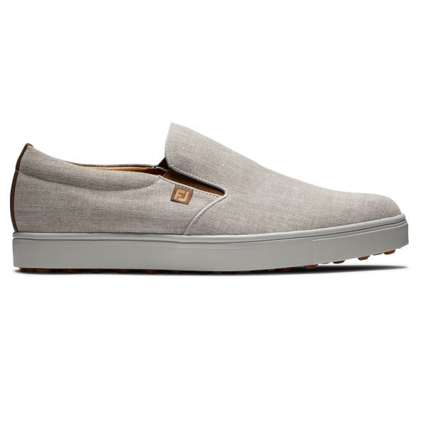 Club Casual Slip-On-Previous Season Style - White / Silver
