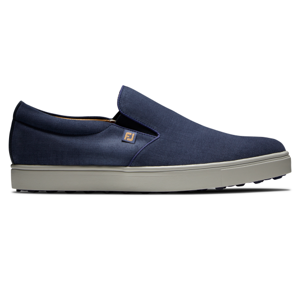 Club Casual Slip-On-Previous Season Style - White / Silver