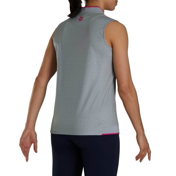 Sleeveless Quarter-Zip Women - Cobalt – Bild 2