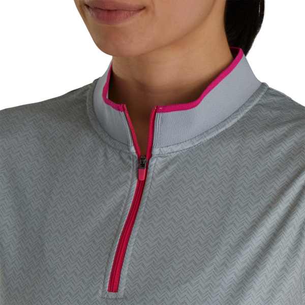 Sleeveless Quarter-Zip Women - Cobalt – Bild 3