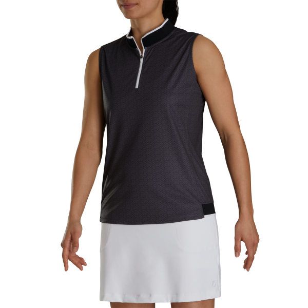 Sleeveless Quarter-Zip Women - Cobalt