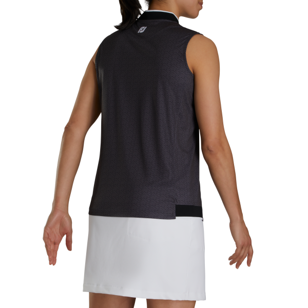 Sleeveless Quarter-Zip Women - Cobalt – Bild 2