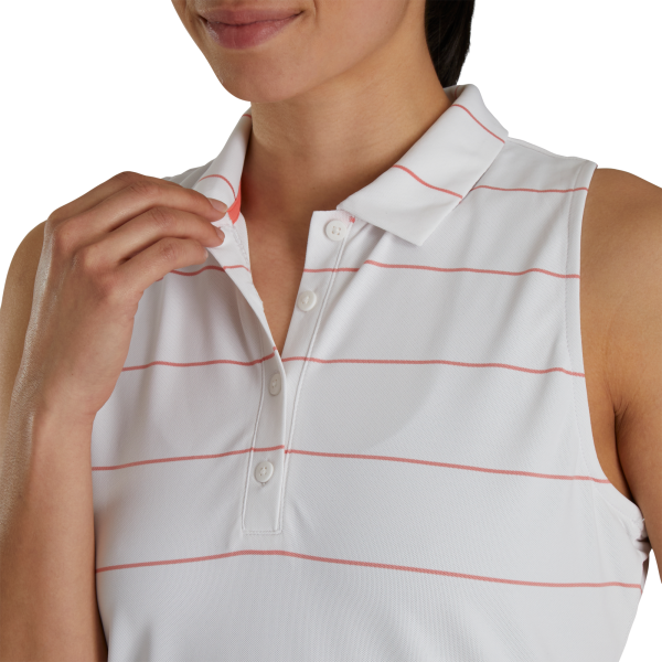 Racerback Pinstripe Tank Women - Navy / White – Bild 3