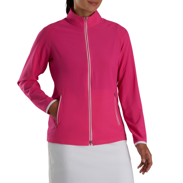 Lightweight Woven Jacket Women-Previous Season Style - White